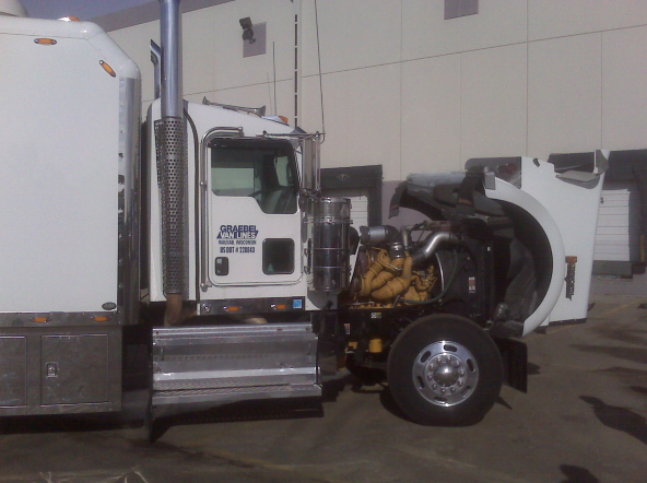 this image shows truck repair service in Minneapolis, Minnesota